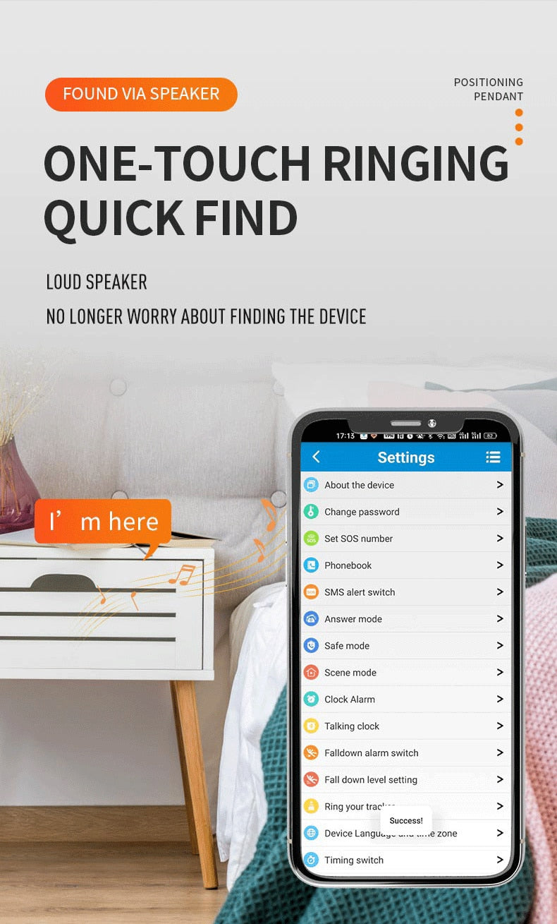 Elderly SOS Real-Time GPS Tracker